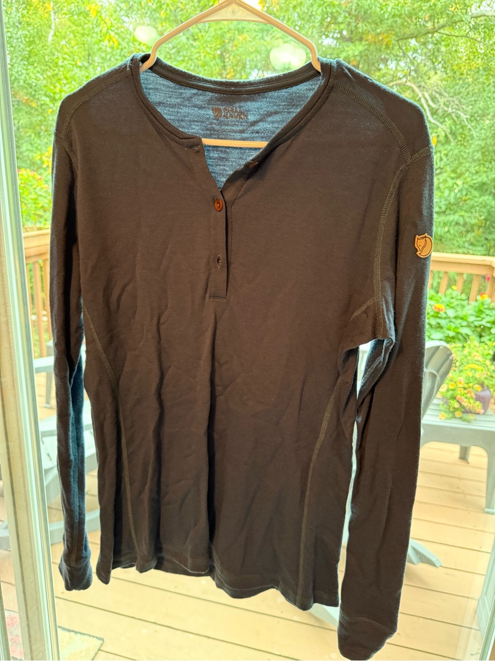 Fjallraven Navy Long-Sleeve Henley